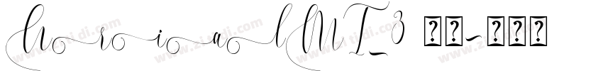 ArialMT_3 常规字体转换